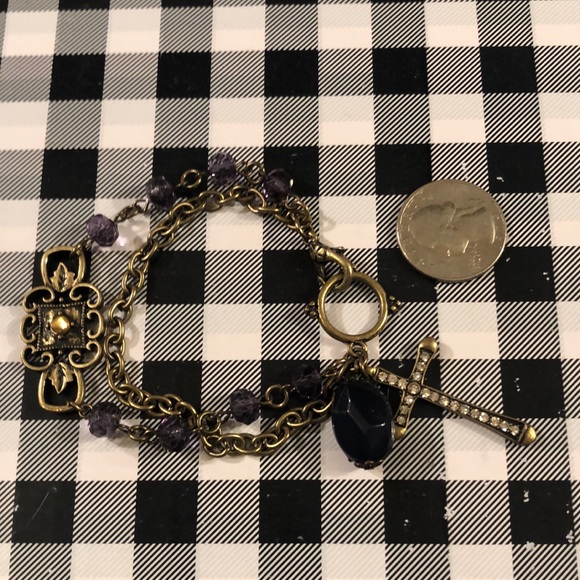 Lucky Brand Jewelry Rare Vintage Brand Cross Bracelet Poshmark
